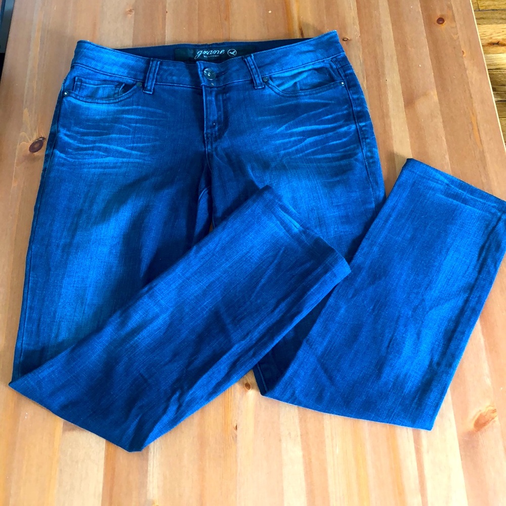 Grane Junior Straight Leg Jeans size 9